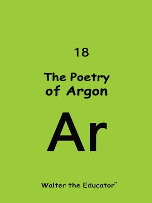 cover image of The Poetry of Argon